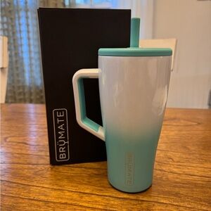 BrüMate Era 30 oz Glitter Aqua Ombré